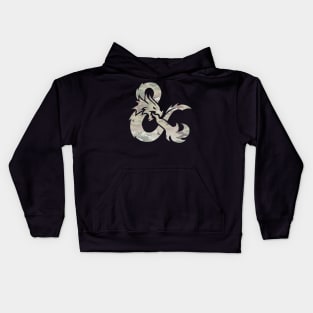 Camo Dungeons and Dragons Dragon Kids Hoodie